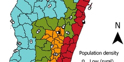 Η ελονοσία Μαδαγασκάρη χάρτης